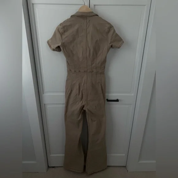 WE THE FREE JAYDE DENIM FLARED JUMPSUIT SIZE SMALL - Picture 11 of 12